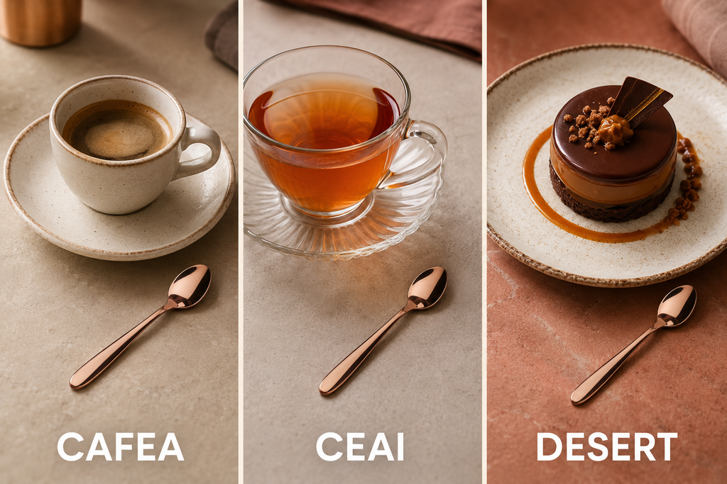 Lingurițe KAJA utilizare cafea ceai desert HoReCa cafenea hotel