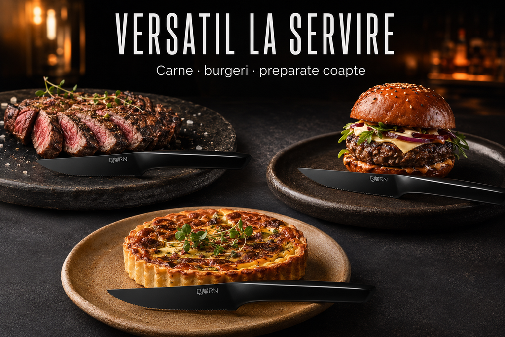 Cuțit steak JENSEN utilizare carne burgeri preparate coapte HoReCa