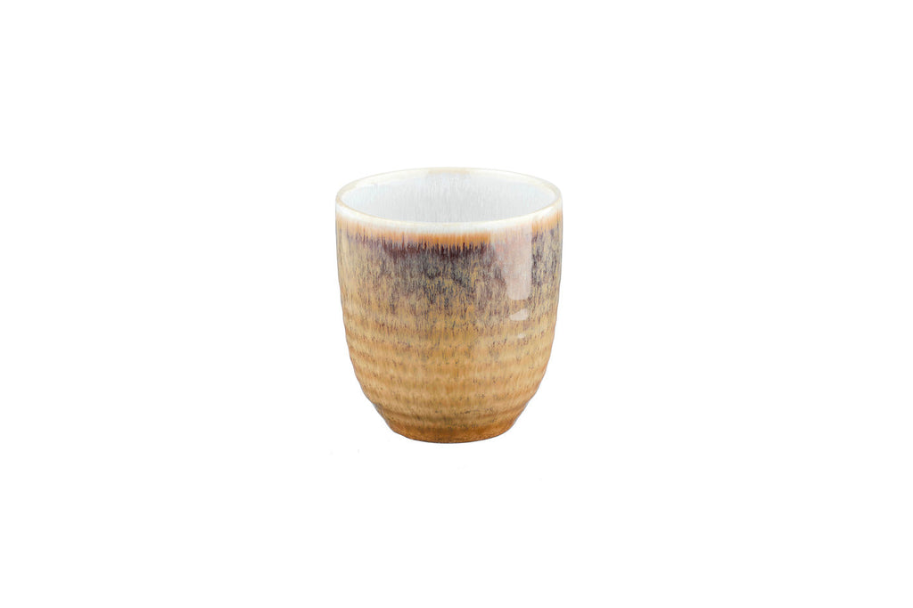 Ceașcă fără toartă COSMOS gresie ceramică bej Cream 150ml HoReCa - Servirea Mesei