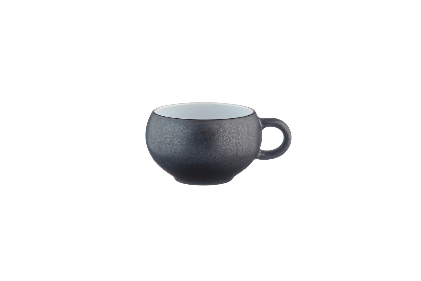 Ceașcă espresso GOURMET gresie ceramică Onyx alb negru 120ml HoReCa - Servirea Mesei