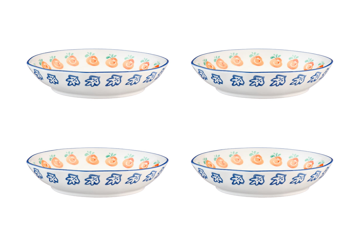 Farfurie adâncă NAPOLI Citrus porțelan multicolor Ø21cm - prezentare completă