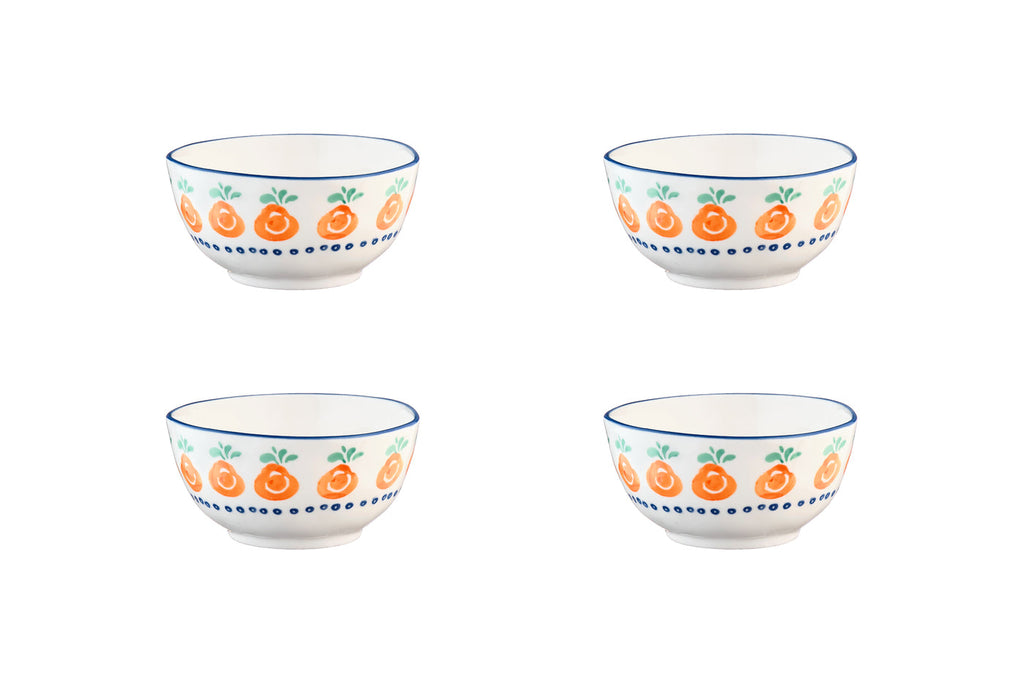 Bol mic NAPOLI Citrus porțelan multicolor Ø12cm - prezentare completă