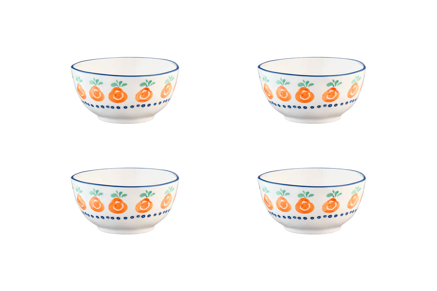 Bol mic NAPOLI Citrus porțelan multicolor Ø12cm - prezentare completă