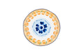 Farfurie desert NAPOLI Citrus porțelan pictat manual multicolor Ø20cm HoReCa - Servirea Mesei