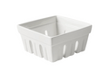 Coș pentru pâine ceramică albă pătrat HoReCa - Servirea Mesei