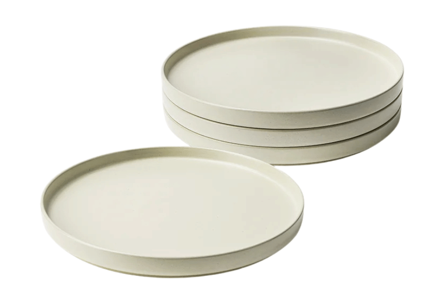 Set 4 farfurii fel principal SIERRA bej nisipiu Ø26cm ceramică stoneware HoReCa