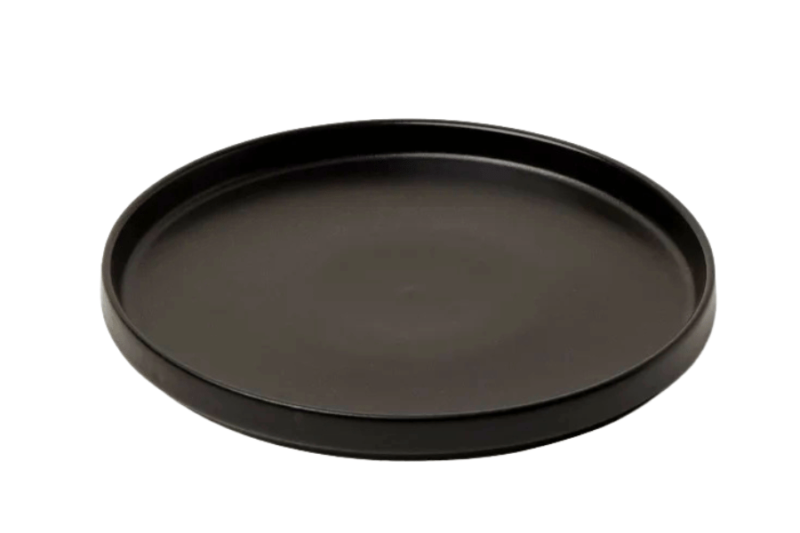 Farfurie fel principal LUXE ceramică stoneware negru mat Ø26cm HoReCa - Servirea Mesei