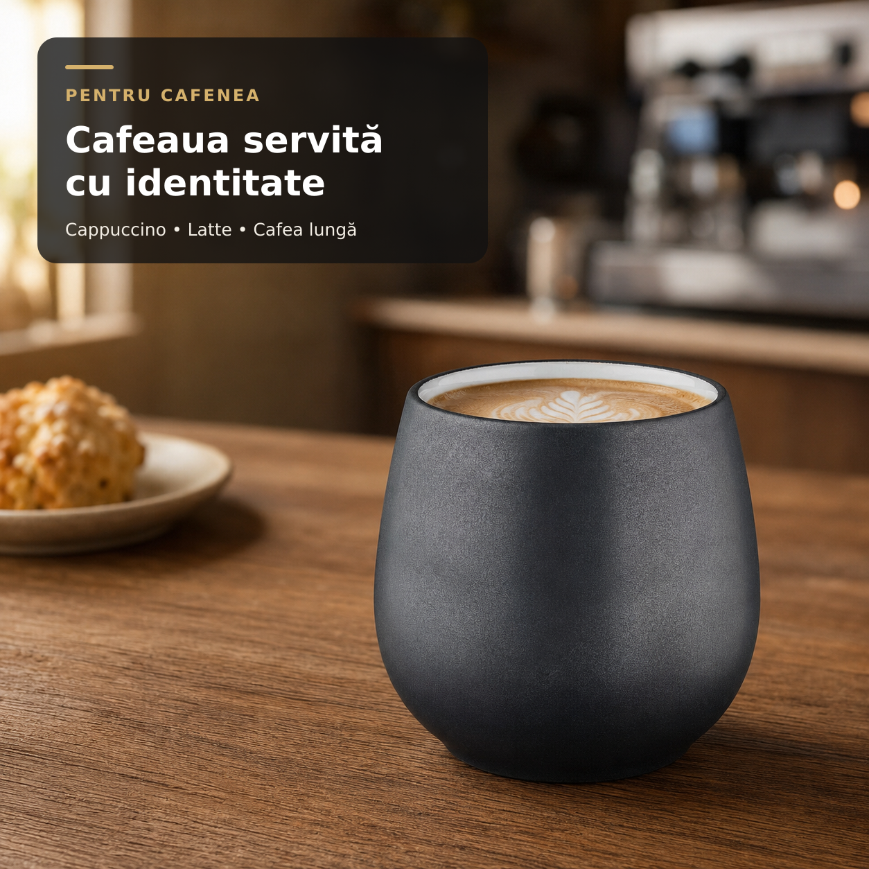 Cană GOURMET Onyx 400ml utilizare cafenea HoReCa