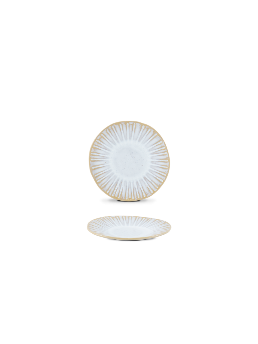 Farfurie pâine VIEIRA, alb, Ø16 cm