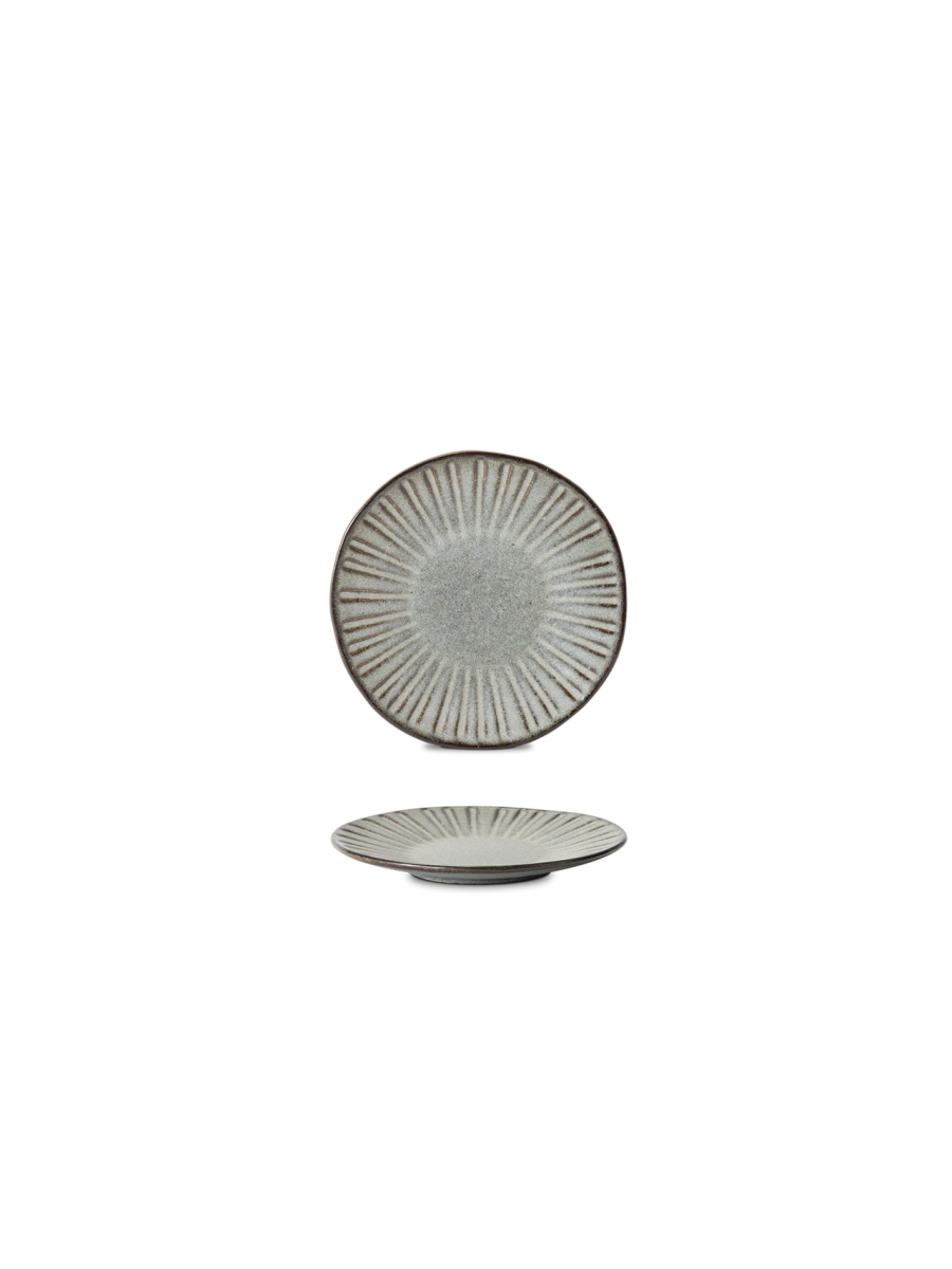 Farfurie pâine VIEIRA, albastru mat, Ø16 cm