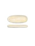 Farfurie degustare ovală QUARTZO, opal mat, 24 × 9,5 cm
