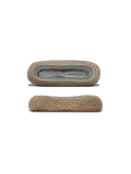 Farfurie degustare ovală SEIXO, maro, 26 × 9,4 cm