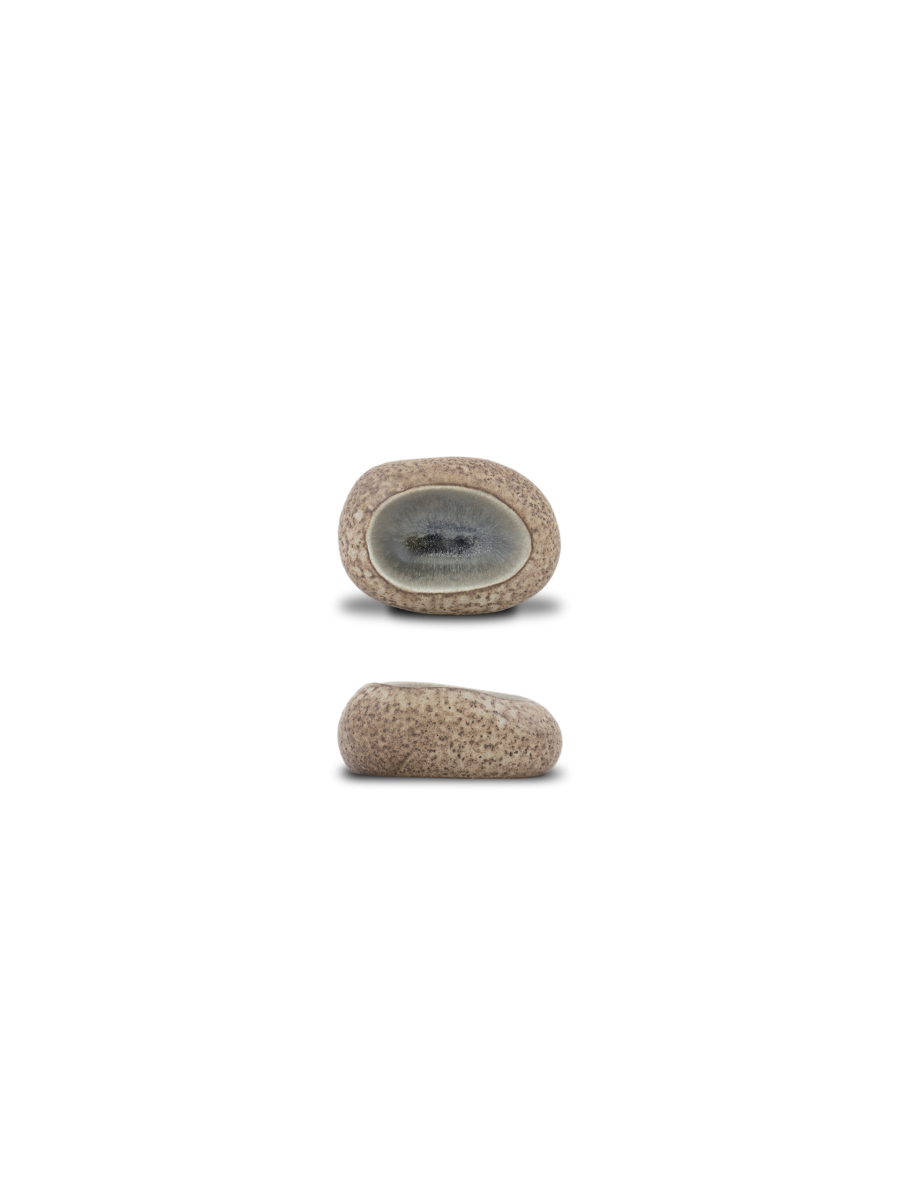 Farfurie degustare SEIXO, maro, Ø13 cm