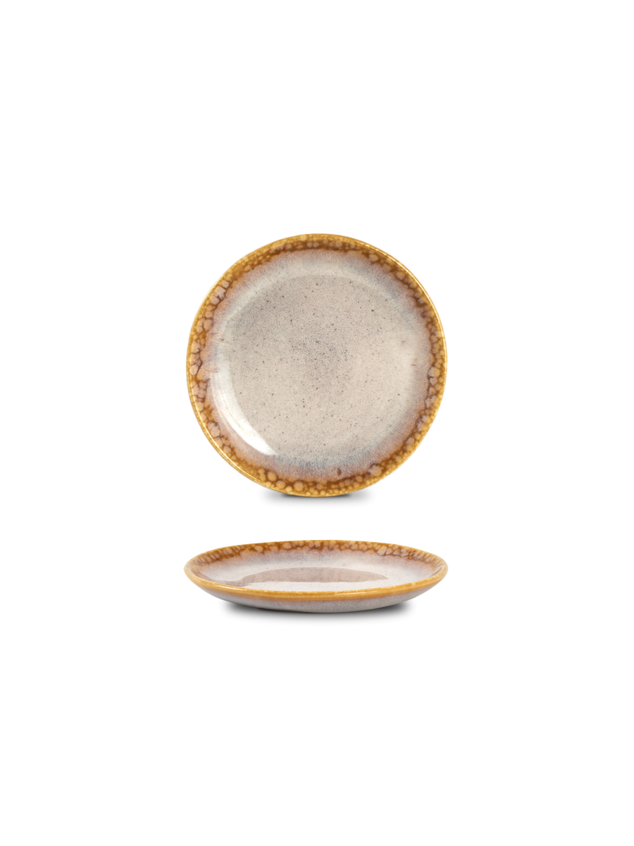 Farfurie pâine AMAZÔNIA, crem, Ø16,5 cm
