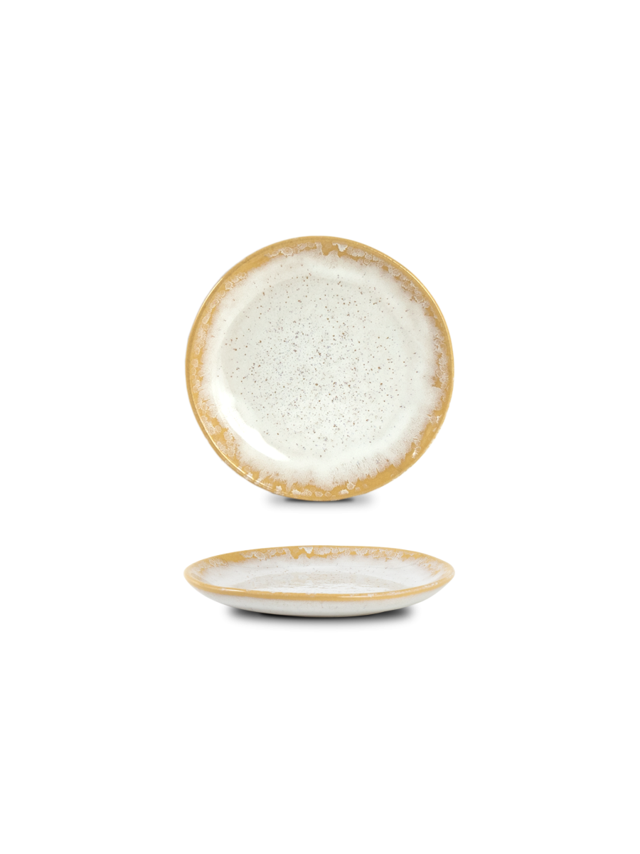 Farfurie pâine AMAZÔNIA, alb, Ø16,5 cm