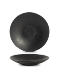 Farfurie adâncă paste mare BLACK STONE, negru cu reflexe metalice, Ø30 cm