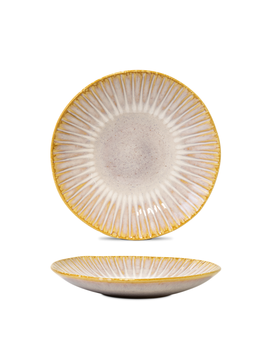 Farfurie adâncă paste VIEIRA, crem, Ø27,5 cm