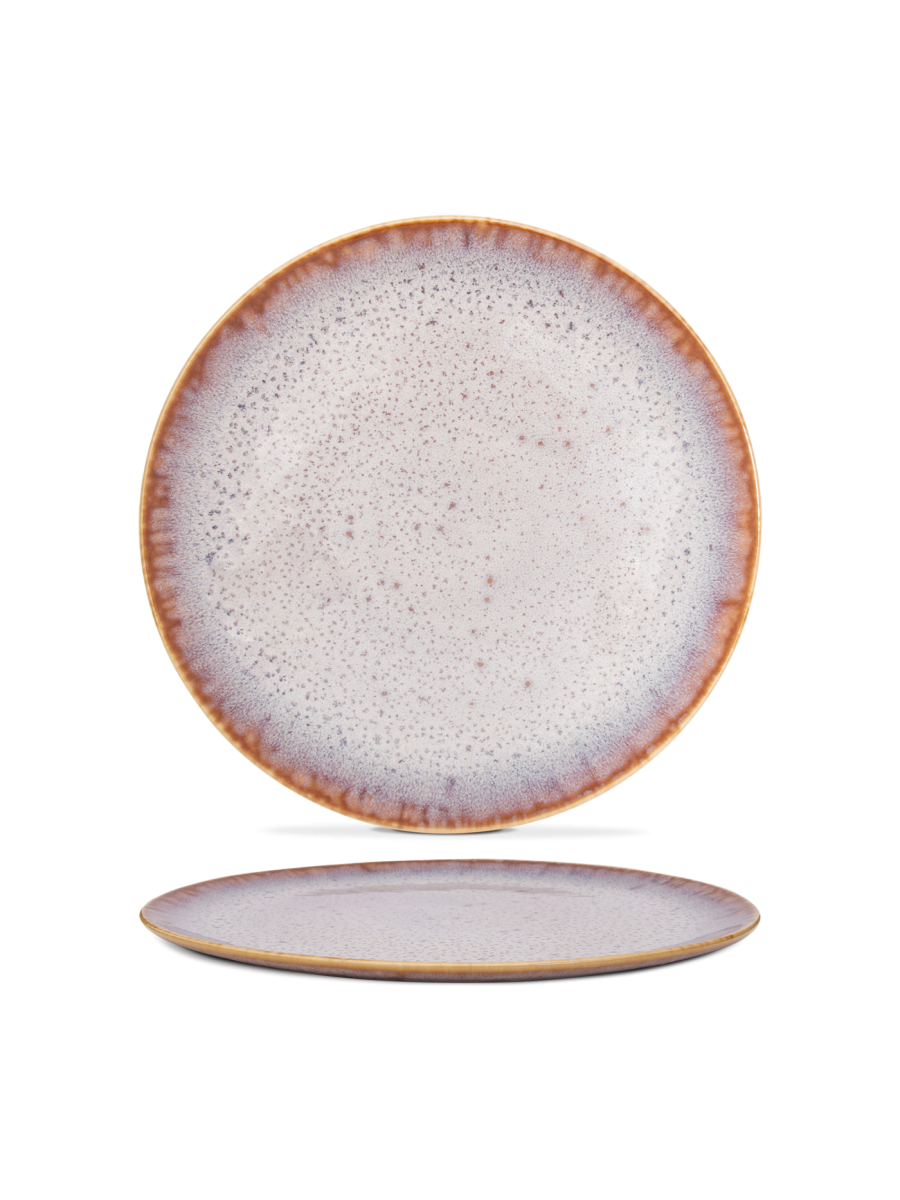 Farfurie întinsă fel principal AMAZÔNIA, crem, Ø28,5 cm