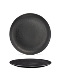 Farfurie întinsă fel principal BLACK STONE, negru cu reflexe metalice, Ø28,5 cm