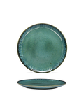 Farfurie întinsă desert AMAZÔNIA, verde, Ø21 cm