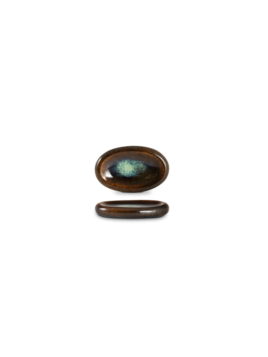 Farfurie degustare QUARTZO, onix, 11 × 7,5 cm